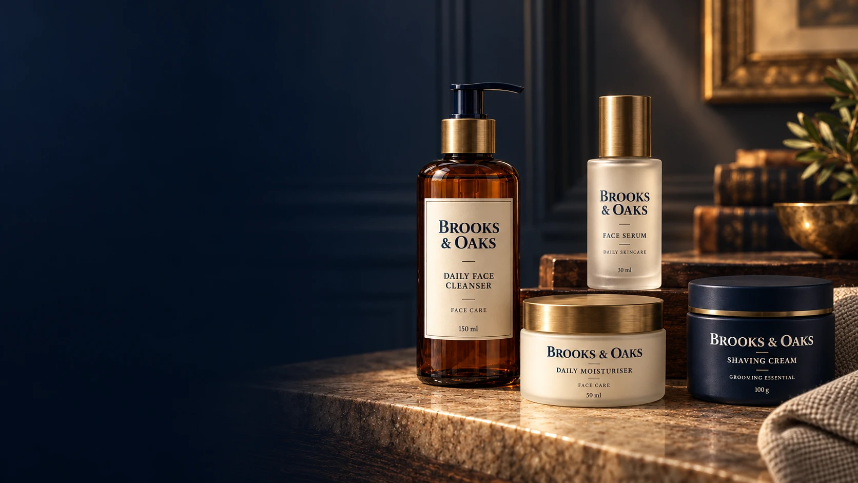 Brooks & Oaks heritage personal care collection